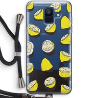 When Life Gives You Lemons...: Samsung Galaxy A6 (2018) Transparant Hoesje met koord
