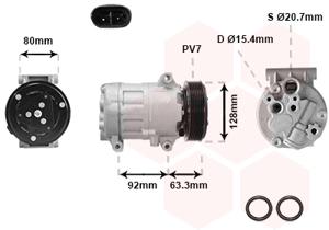 Van Wezel Airco compressor 4300K369