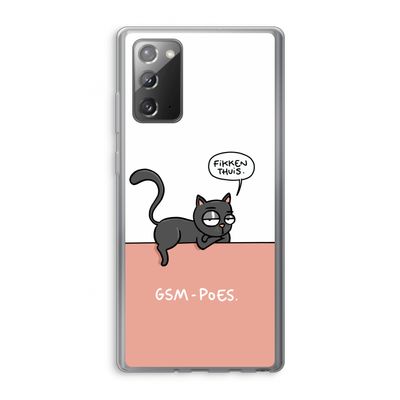 GSM poes: Samsung Galaxy Note 20 / Note 20 5G Transparant Hoesje
