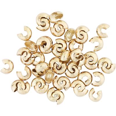 Creativ Company Metalen hoes, d 5 mm, verguld, 500 stuk/ 1 doos