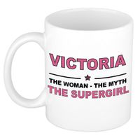 Victoria The woman, The myth the supergirl cadeau koffie mok / thee beker 300 ml