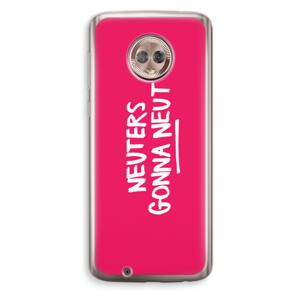 Neuters (roze): Motorola Moto G6 Transparant Hoesje