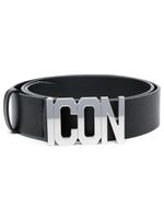 DSQUARED2 ceinture Icon en cuir - Noir