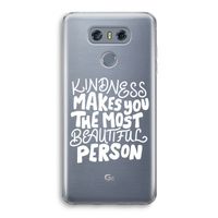 The prettiest: LG G6 Transparant Hoesje
