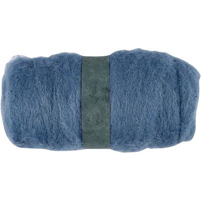 Creativ Company Gekaarde wol, hemelsblauw, 100 gr/ 1 bol