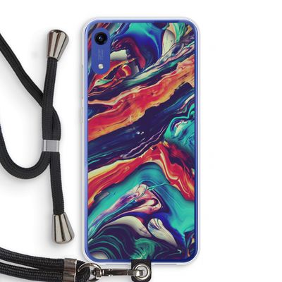Chameleon Sun: Honor Play 8A Transparant Hoesje met koord