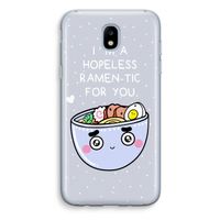 I'm A Hopeless Ramen-Tic For You: Samsung Galaxy J5 (2017) Transparant Hoesje