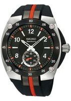 Seiko horlogeband SRK025P9 / 6G28 00P0 Rubber Zwart 14mm