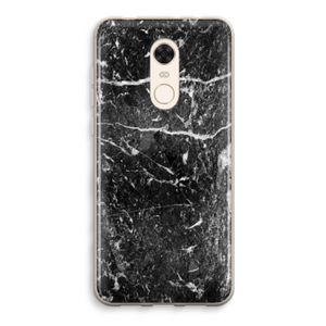 Zwart marmer: Xiaomi Redmi 5 Transparant Hoesje