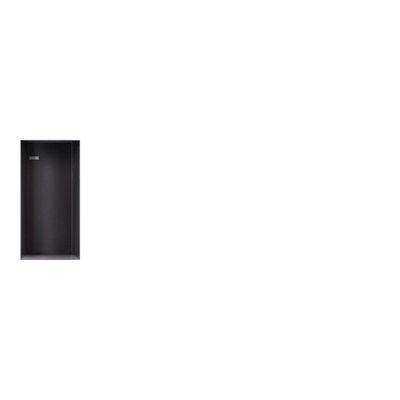 Looox Colour BoX inbouwnis - 15x30x10cm - RVS antraciet mat cbox15a