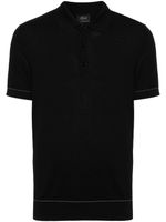 Brioni polo en coton piqué - Noir - thumbnail