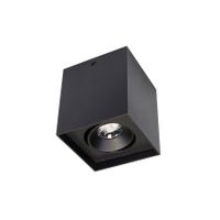 BC0063 LED-opbouwarmatuur Vierkant 6,5W 2700K Dimbaar Zwart