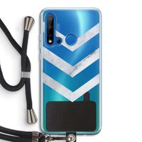 Marmeren pijlen: Huawei P20 Lite (2019) Transparant Hoesje met koord