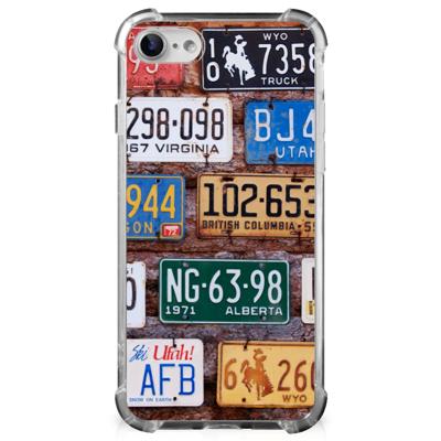 iPhone SE 2022/2020 | iPhone 8/7 Anti-shock Hoesje met foto Kentekenplaten iPhone SE 2022/2020 | iPhone 8/7 Anti-shock Hoesje met foto Kentekenplaten