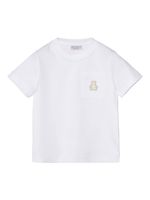 Brunello Cucinelli Kids t-shirt en coton à logo Teddy Bear - Blanc