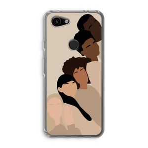 Sweet creatures: Google Pixel 3a Transparant Hoesje