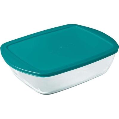 Set van 3 schalen met deksel - PYREX - Cook & Store - Glas - Rechthoekig - 0,4/1,1/2,5 L