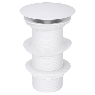 Wastafel Afvoerplug Differnz Always Open 7 cm Wit