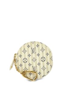 Louis Vuitton Pre-Owned porte-monnaie Mini Lin à motif monogrammé (2007) - Tons neutres