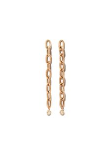 Zoë Chicco boucles d'oreilles pendantes en or 14ct ornées de diamants