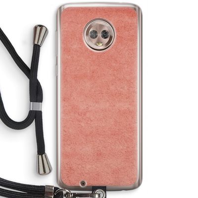 Marrakech Walls: Motorola Moto G6 Transparant Hoesje met koord
