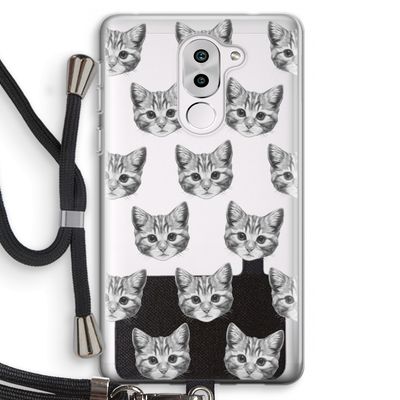 Kitten: Honor 6X Transparant Hoesje met koord