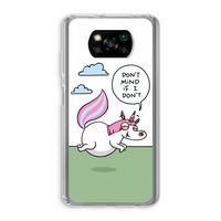 Unicorn: Xiaomi Poco X3 NFC Transparant Hoesje