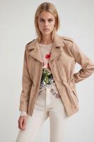 Recht jack met zakken - BROWN - XL