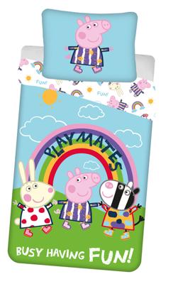 Peppa Pig Dekbedovertrek Busy Glow in the Dark 140 x 200 cm Peppa Pig Dekbedovertrek Busy Glow in the Dark 140 x 200 cm
