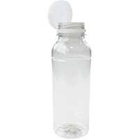 Fles | petfles | Gerecycled PET | met vaste dop | 330ml | transparant | 240 stuks