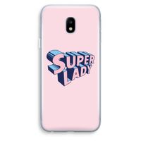 Superlady: Samsung Galaxy J3 (2017) Transparant Hoesje Superlady: Samsung Galaxy J3 (2017) Transparant Hoesje