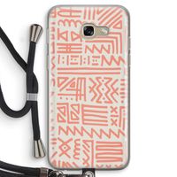 Marrakech Pink: Samsung Galaxy A5 (2017) Transparant Hoesje met koord