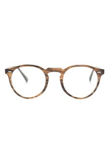 Oliver Peoples lunettes de vue à monture ronde - Marron