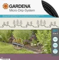 Gardena Micro-Drip-Bewatering gewassen/plantenrijen Set (15 m)
