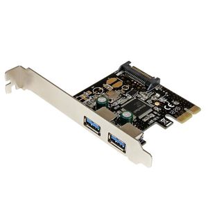 StarTech.com 2 poort USB 3.0 PCI Express controller kaart met SATA voeding