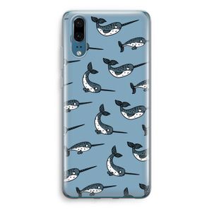 Narwhal: Huawei P20 Transparant Hoesje