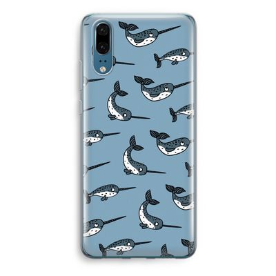 Narwhal: Huawei P20 Transparant Hoesje
