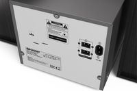 Sharp XL-B517D Home audio-microsysteem 45 W Zwart - thumbnail