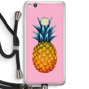 Grote ananas: Huawei Ascend P10 Lite Transparant Hoesje met koord