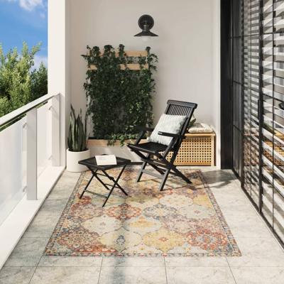 VidaXL Vloerkleed arbizu binnen en buiten vintage stijl 160x230 cm