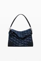 Handtas met Desigual-logo - BLUE - U