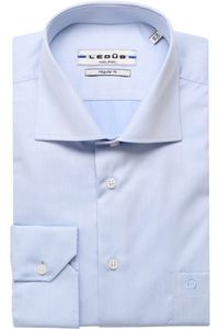 Ledȗb Regular Fit Overhemd blauw, Effen