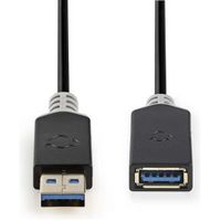 Kabel USB 3.0 | A male - A female | 2,0 m | Antraciet [CCBW61010AT20]