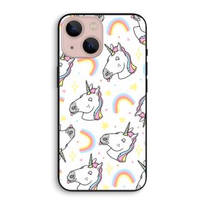 Rainbow Unicorn: iPhone 13 mini Biologisch afbreekbaar hoesje