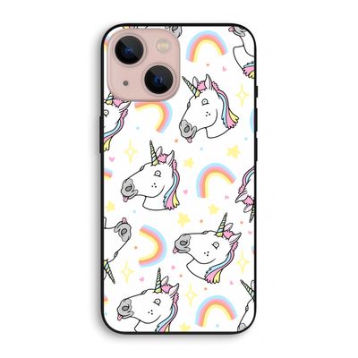 Rainbow Unicorn: iPhone 13 mini Biologisch afbreekbaar hoesje
