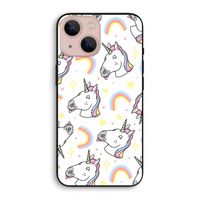 Rainbow Unicorn: iPhone 13 mini Biologisch afbreekbaar hoesje