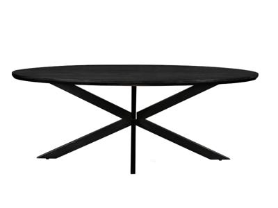 Jesper Oval Black 240 cm-31018