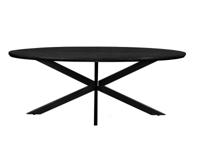 Jesper Oval Black 240 cm-31018