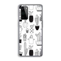 Cactusmotief: OnePlus 9 Pro Transparant Hoesje