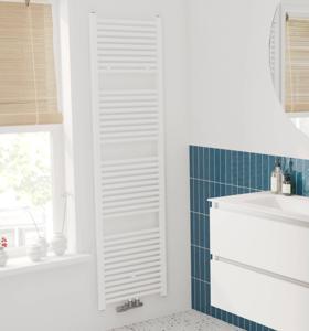 Saqu Fonti handdoekradiator 909W 50x182cm Wit